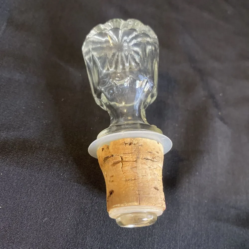 Vintage Prohibition Era Liquor Bottle Decanter Federal Law Prohibits Sale 12”